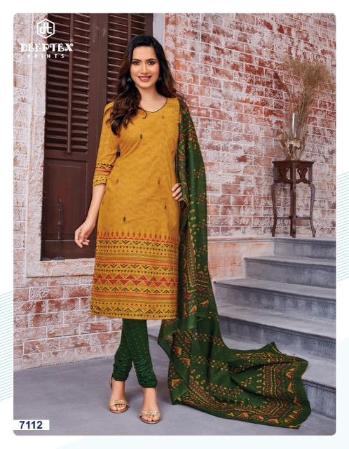 Deeptex Miss India 71 Casual Daily Wear Cotton Printed Dress Material  Collection